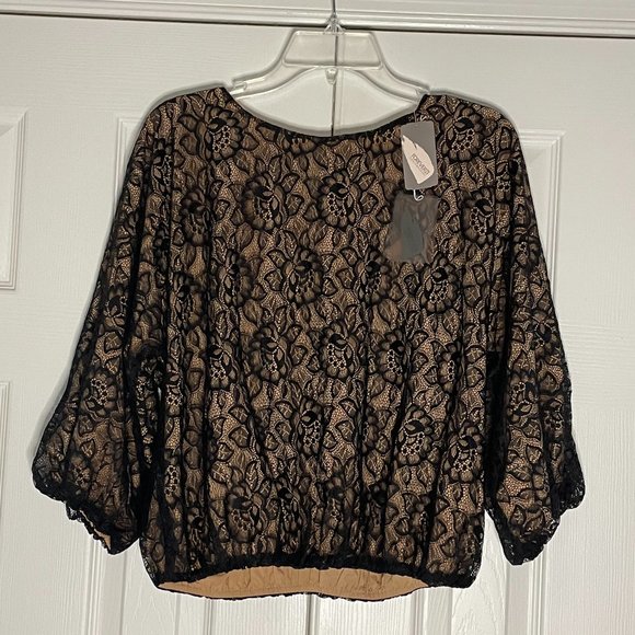 Womens' 3/4 Sleeve Ruffle Dress - Picture 4 of 8